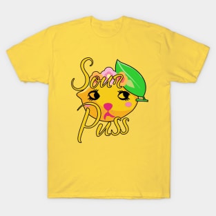 Sourpuss, a girly but sour pussycat. Gift for girlfriend T-Shirt